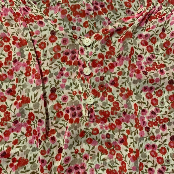 Floral Sheer Tank Top - Small - Picture 5 of 9